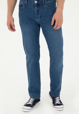 Erkek Koyu Mavi Jean Pantolon - 50283588041