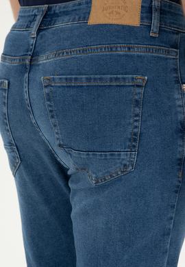 Erkek Koyu Mavi Jean Pantolon - 50283588041