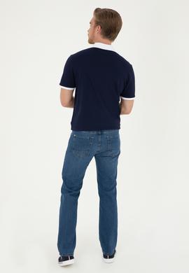 Erkek Koyu Mavi Jean Pantolon - 50283588041