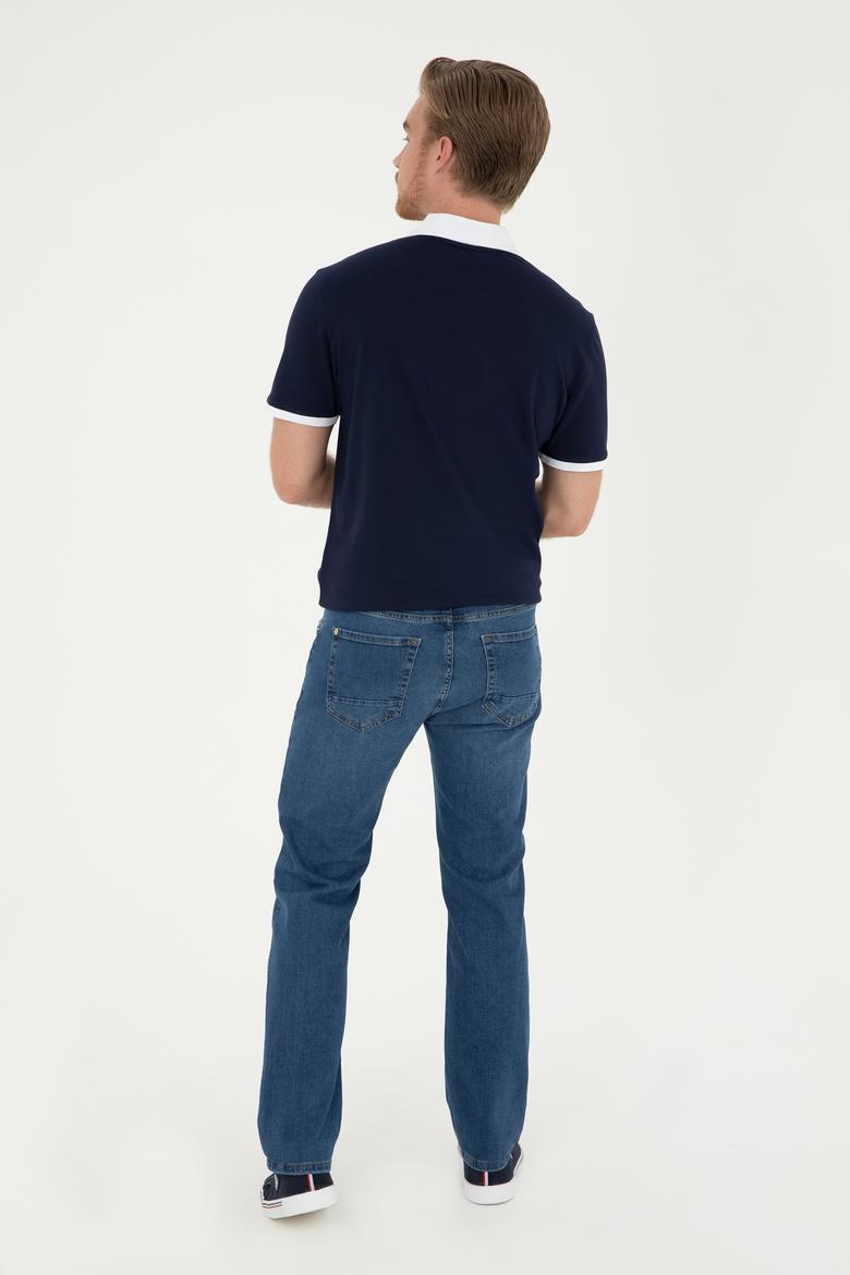Erkek Koyu Mavi Jean Pantolon - 50283588041