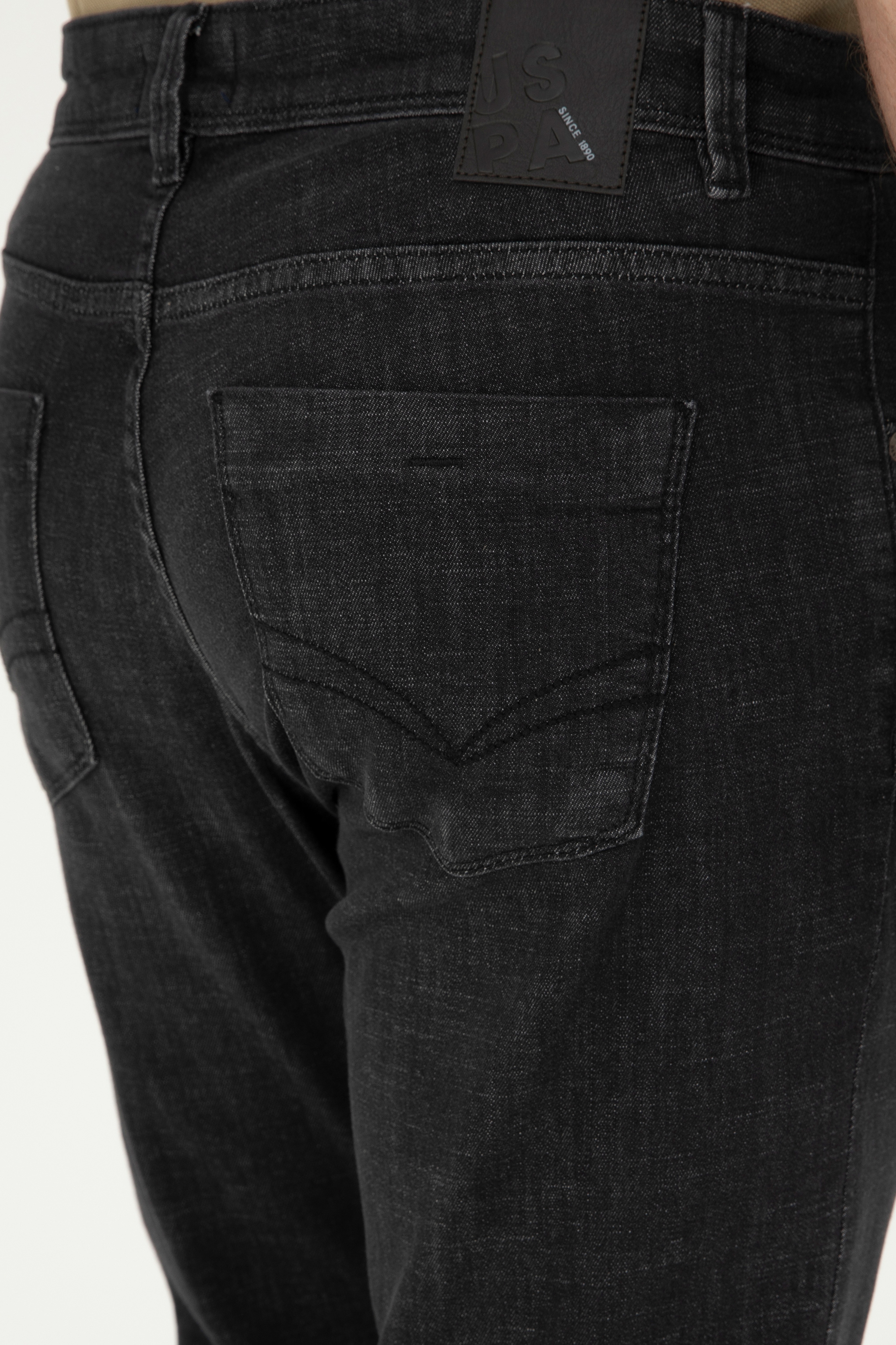 Erkek Siyah Jean Pantolon - Image 6