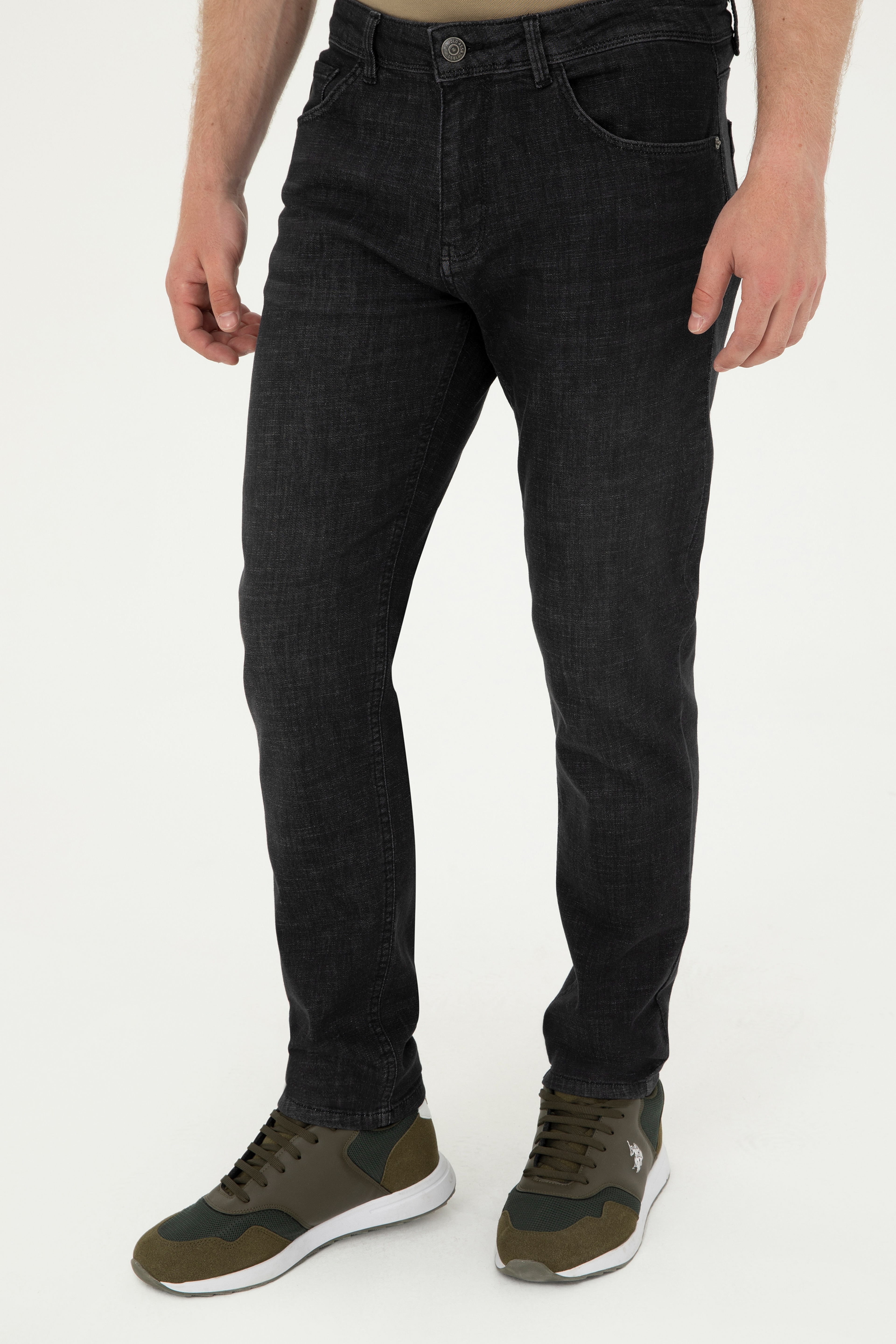 Erkek Siyah Jean Pantolon - Image 2