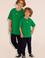 Erkek Çocuk Yeşil Oversize Bisiklet Yaka Tişört