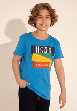 Erkek Çocuk Saks Bisiklet Yaka Tişört - 50284895068