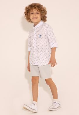 Erkek Çocuk Turuncu Uzun Kollu Gömlek - 50288712002