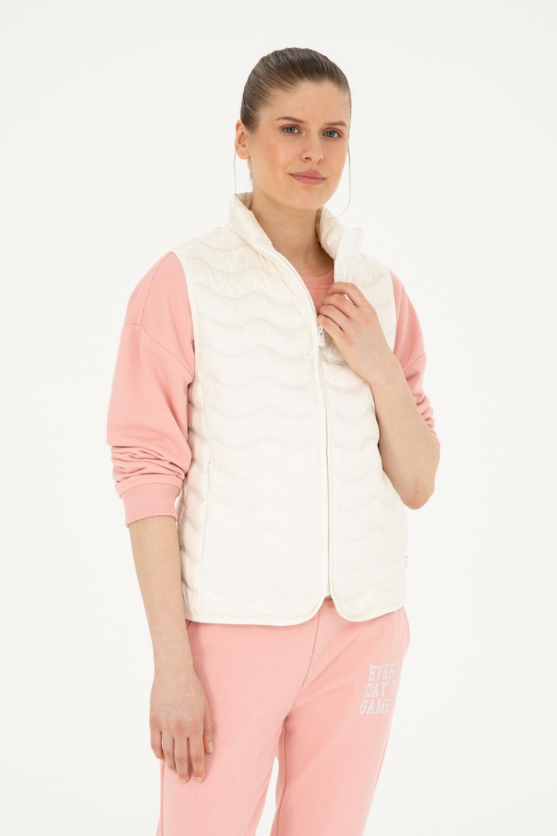 Kadın Ekru Yelek - 50280834045