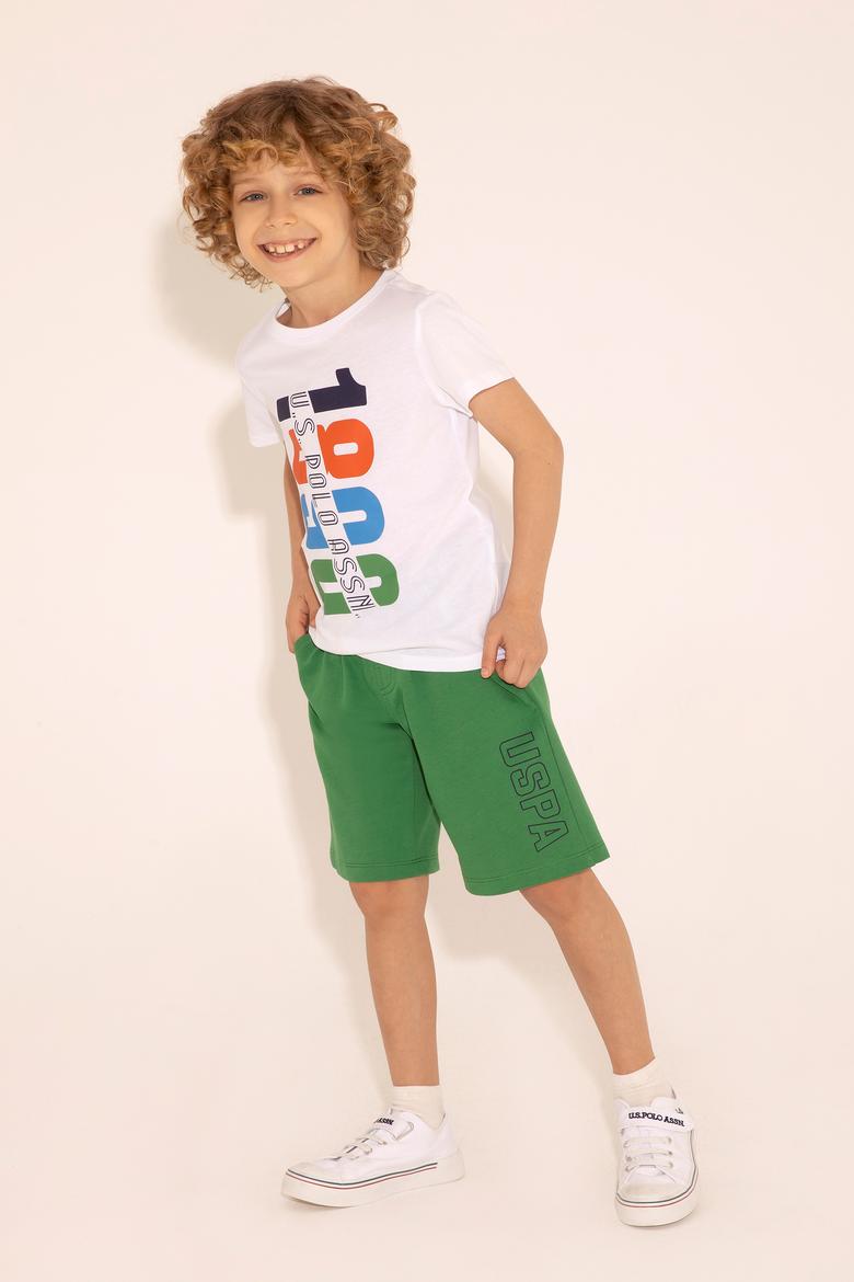Erkek Çocuk Yeşil Örme Şort - 50284828093