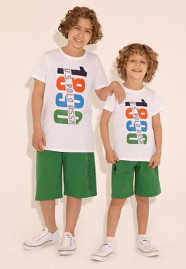 Erkek Çocuk Yeşil Örme Şort - 50284828093