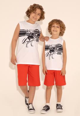 Erkek Çocuk Kırmızı Örme Şort - 50284828027