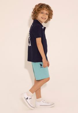 Erkek Çocuk Mint Örme Şort - 50284828116