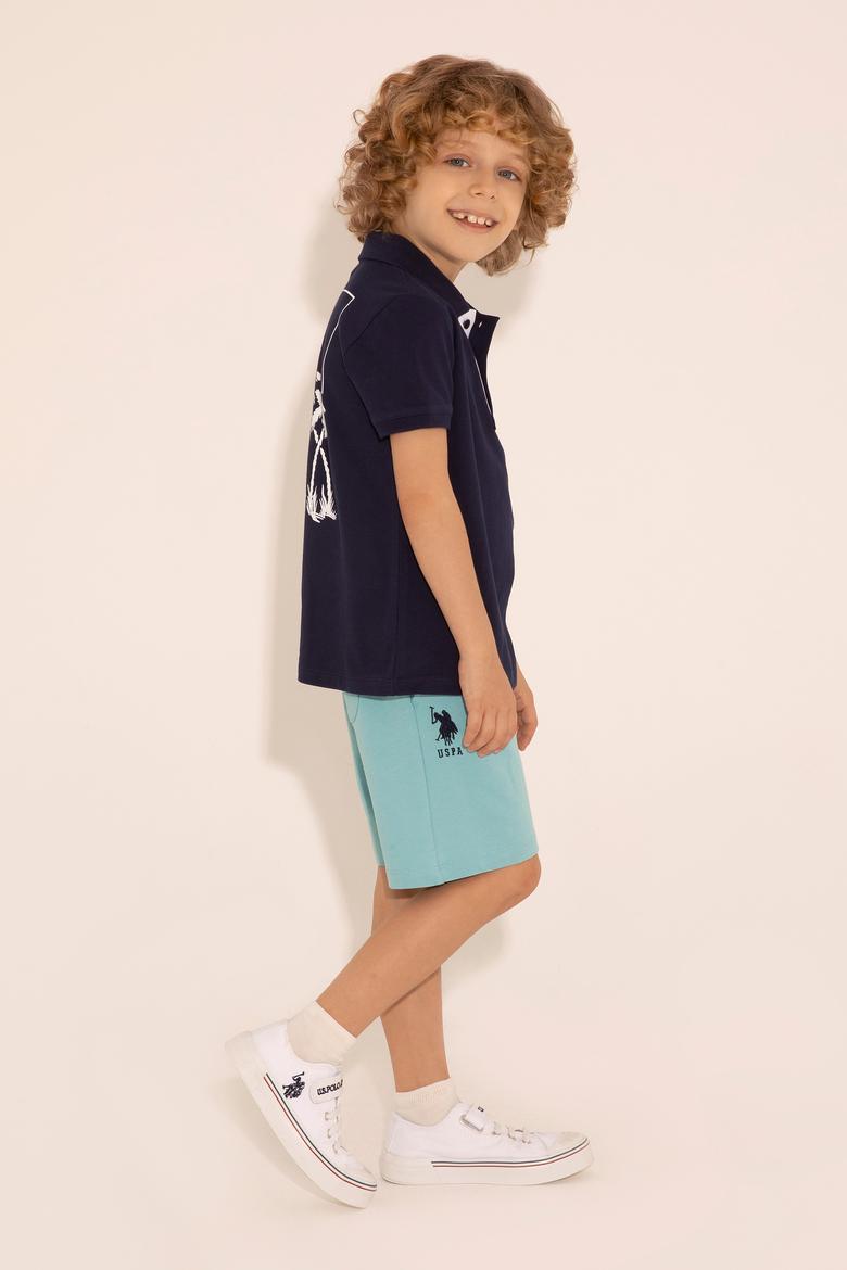 Erkek Çocuk Mint Örme Şort - 50284828116