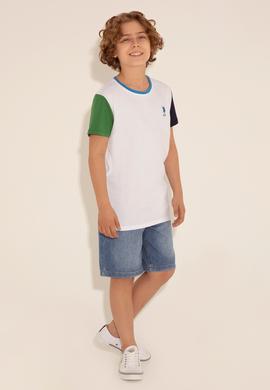 Erkek Çocuk Mavi Jean Şort - 50283979005