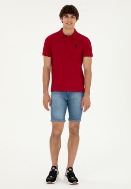 Erkek Açık Mavi Jean Şort - 50288400005