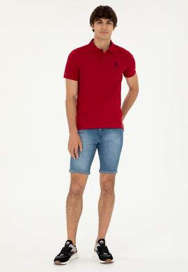 Erkek Açık Mavi Jean Şort - 50288400005