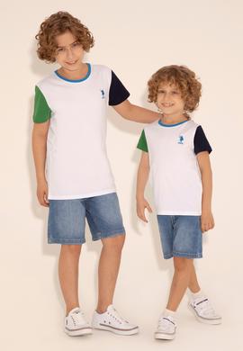 Erkek Çocuk Mavi Jean Şort - 50283979005