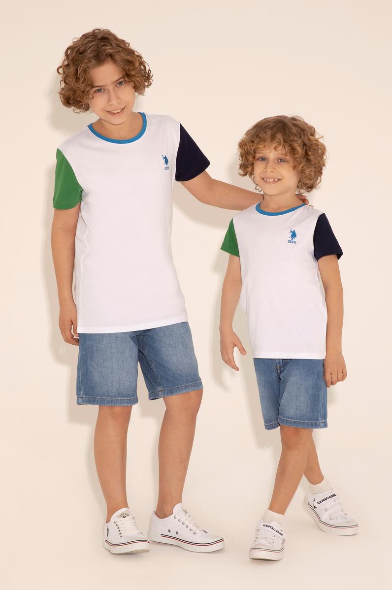 Erkek Çocuk Mavi Jean Şort