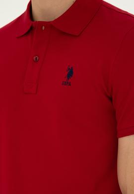 Erkek Bordo Basic Tişört - 50279581053