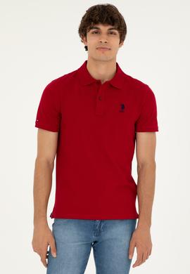 Erkek Bordo Basic Tişört - 50279581053