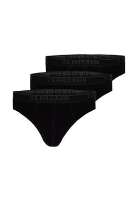 Erkek Siyah 3'lü Slip - 50292710002
