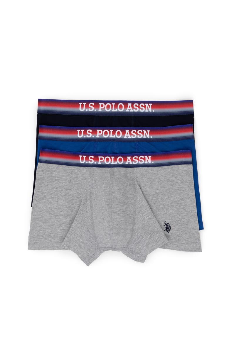 Erkek Gri Melanj 3'lü Boxer - 50292825002