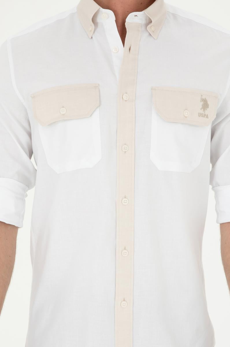 Erkek Taş Uzun Kollu Gömlek