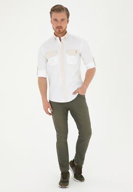 Erkek Taş Uzun Kollu Gömlek - 50283811032