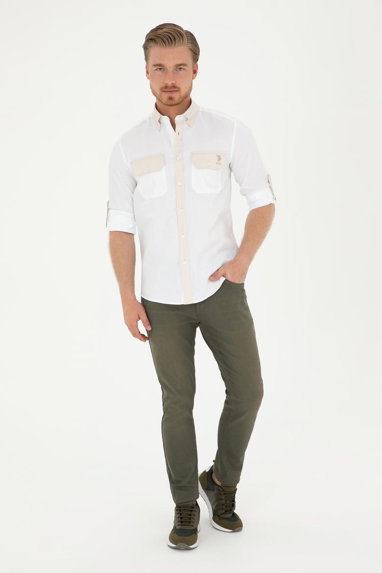 Erkek Taş Uzun Kollu Gömlek - 50283811032