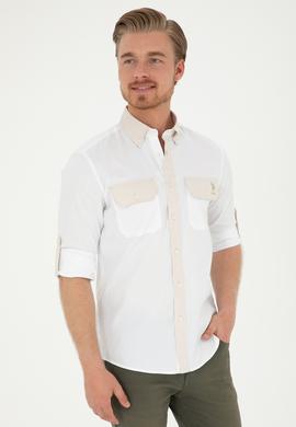 Erkek Taş Uzun Kollu Gömlek - 50283811032