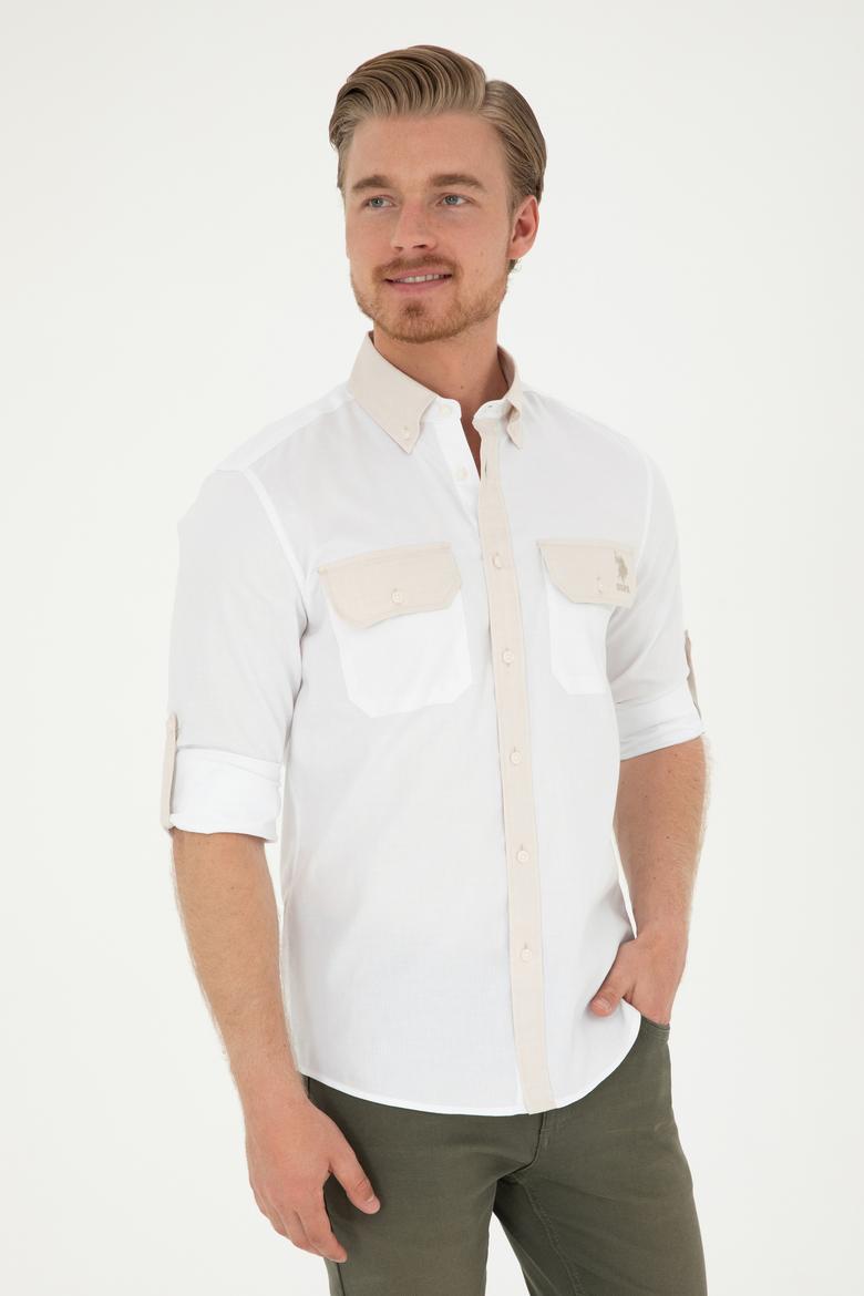 Erkek Taş Uzun Kollu Gömlek - 50283811032