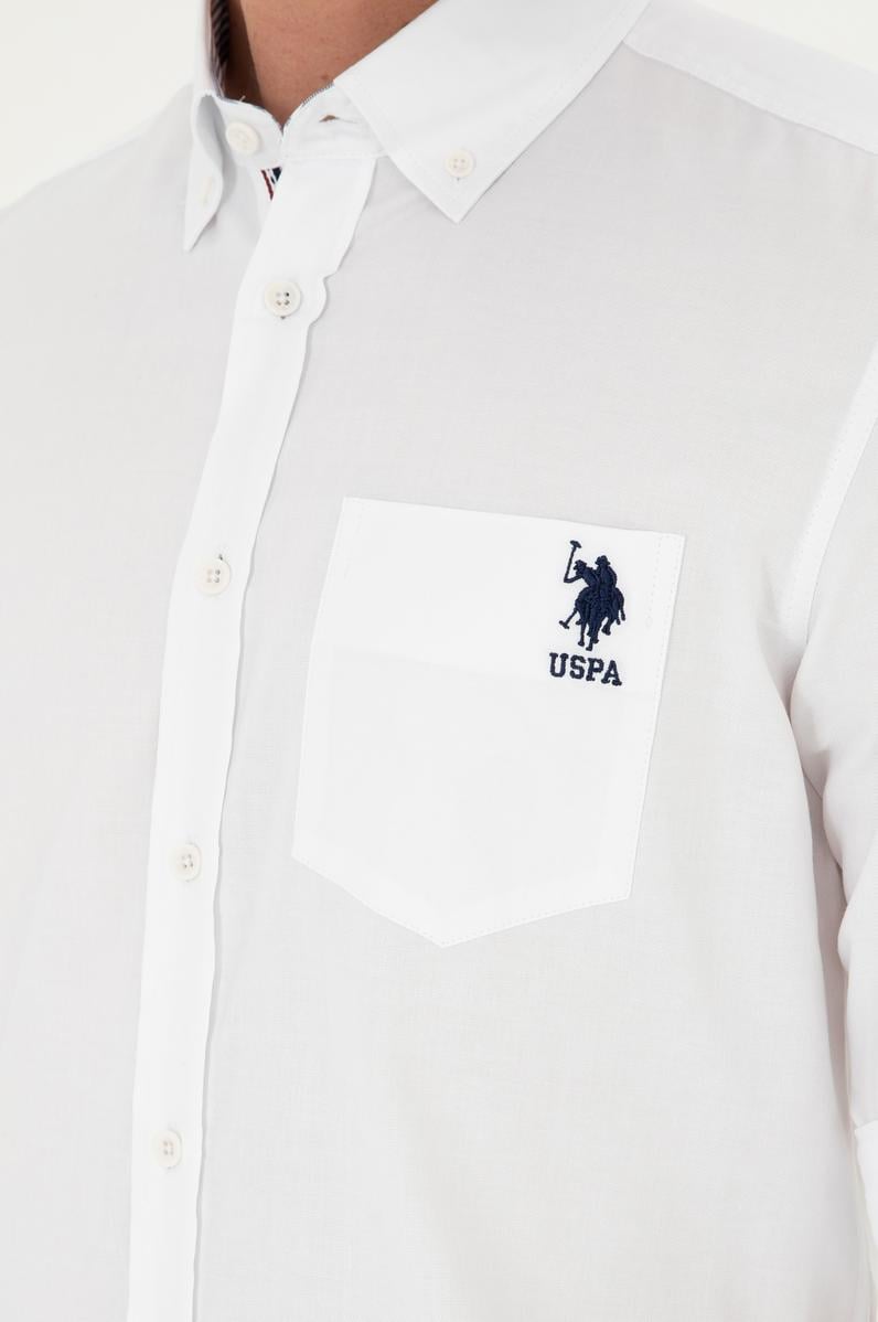 Erkek Beyaz Uzun Kollu Gömlek