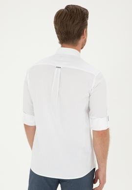 Erkek Beyaz Uzun Kollu Gömlek - 50288314005