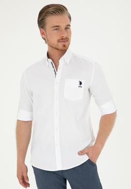 Erkek Beyaz Uzun Kollu Gömlek - 50288314005