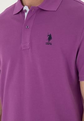 Erkek Mor Basic Tişört - 50279611263