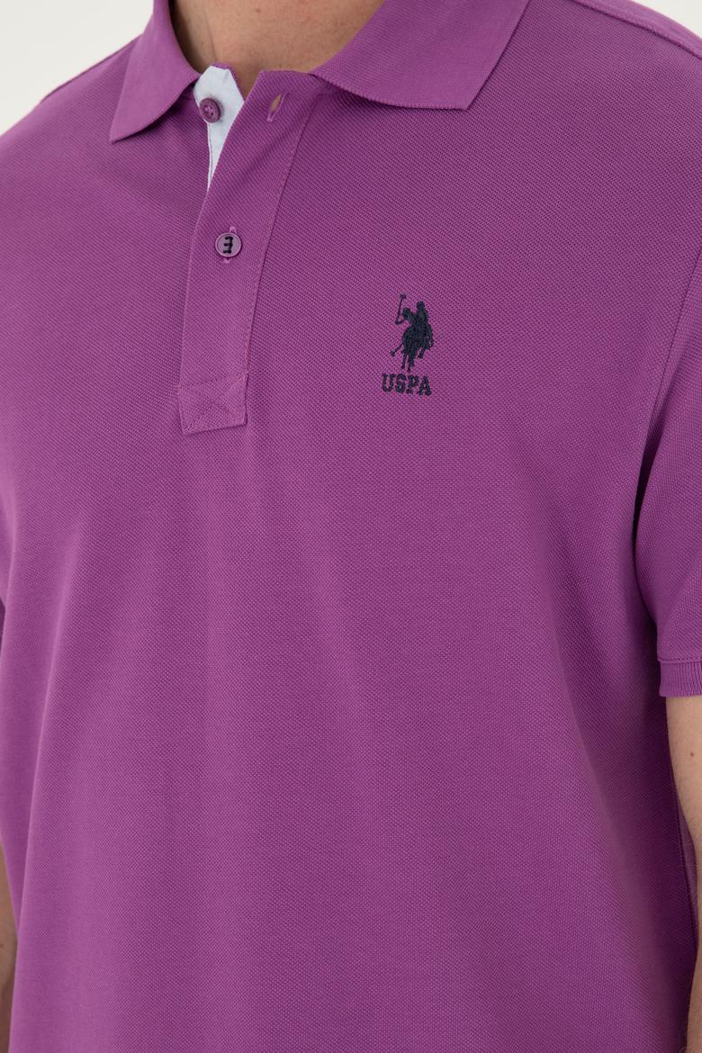 Erkek Mor Basic Tişört - 50279611263