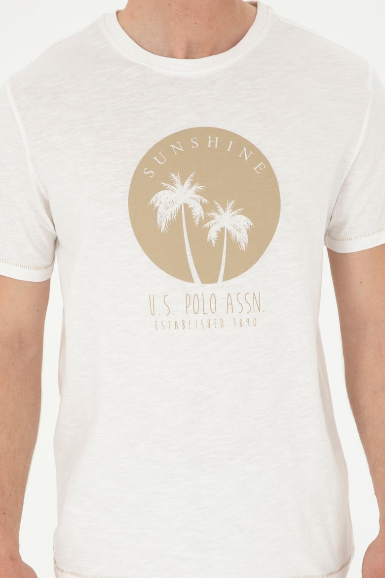 Erkek Ekru Tişört - 50281049054