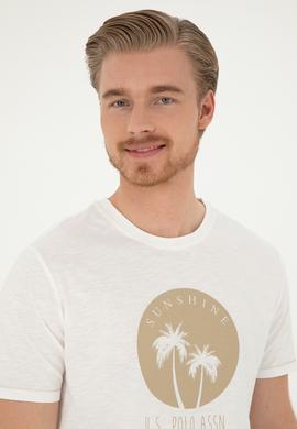 Erkek Ekru Tişört - 50281049054