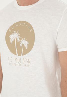 Erkek Ekru Tişört - 50281049054