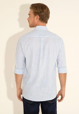 Erkek Mavi Uzun Kollu Gömlek - 50288678007