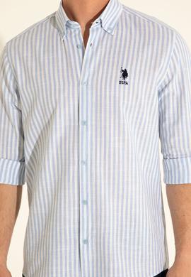 Erkek Mavi Uzun Kollu Gömlek - 50288678007