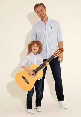 Erkek Mavi Uzun Kollu Gömlek - 50288678007