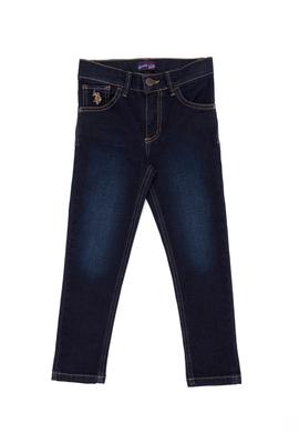 Kız Çocuk Koyu Mavi Jean Pantolon - 50266554007