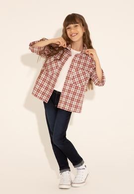 Kız Çocuk Koyu Mavi Jean Pantolon - 50266554007