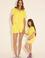 Kadın Neon Sarı Örme Şort