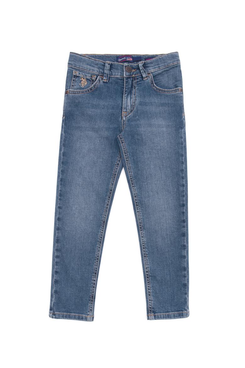 Kız Çocuk Açık Mavi Jean Pantolon - 50266552008