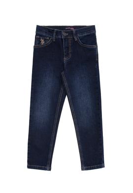 Kız Çocuk Mavi Jean Pantolon - 50266553004