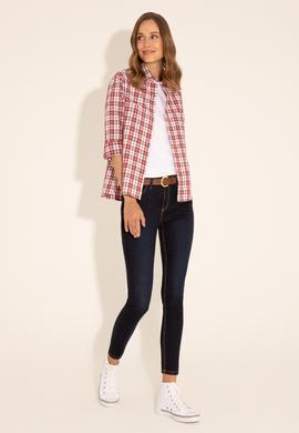 Kadın Koyu Mavi Jean Pantolon - 50277123002