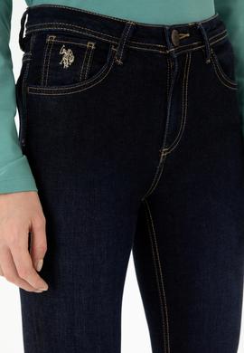 Kadın Koyu Mavi Jean Pantolon - 50277123002