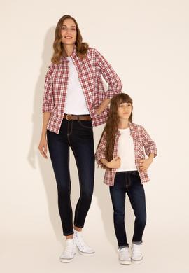 Kadın Pembe Uzun Kollu Gömlek - 50279868002