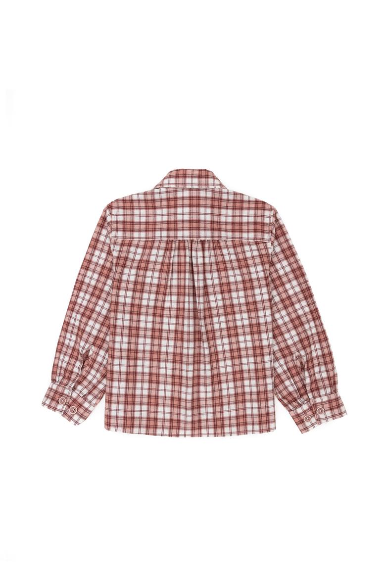 Kız Çocuk Pembe Uzun Kollu Gömlek - 50280035012