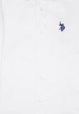 Kız Çocuk Beyaz Uzun Kollu Gömlek - 50289206001